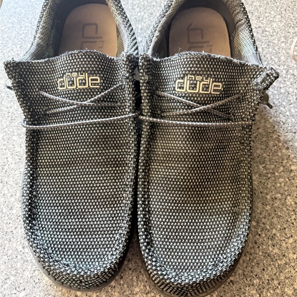 Hey Dude Black and Gray Loafers - Picture 1 of 10
